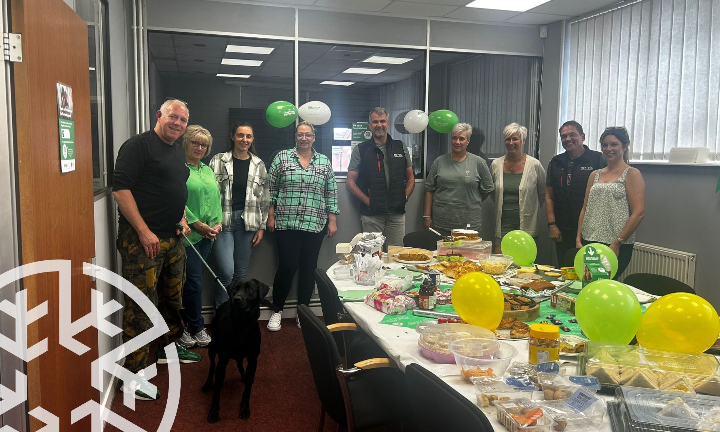 Sean Ritchie Ref Sol Ref-Sol Raises Over £400 for Macmillan at Two Memorable Coffee Morning