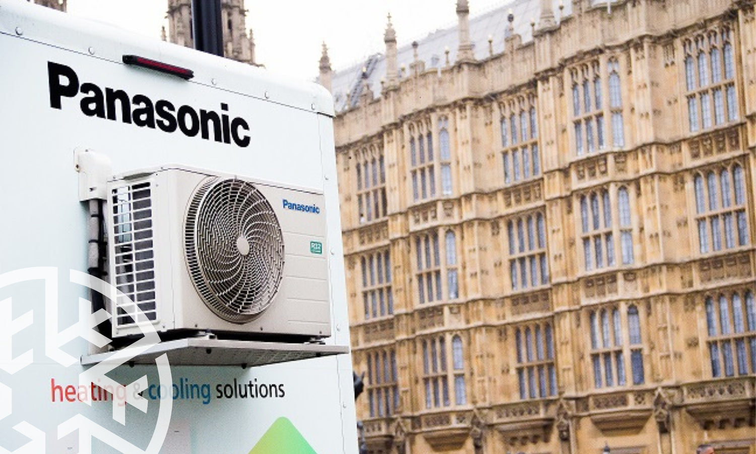 Panasonic showcased sustainable heat pumps at ‘Hear, See and Feel a Heat Pump’ vent outside Parliament